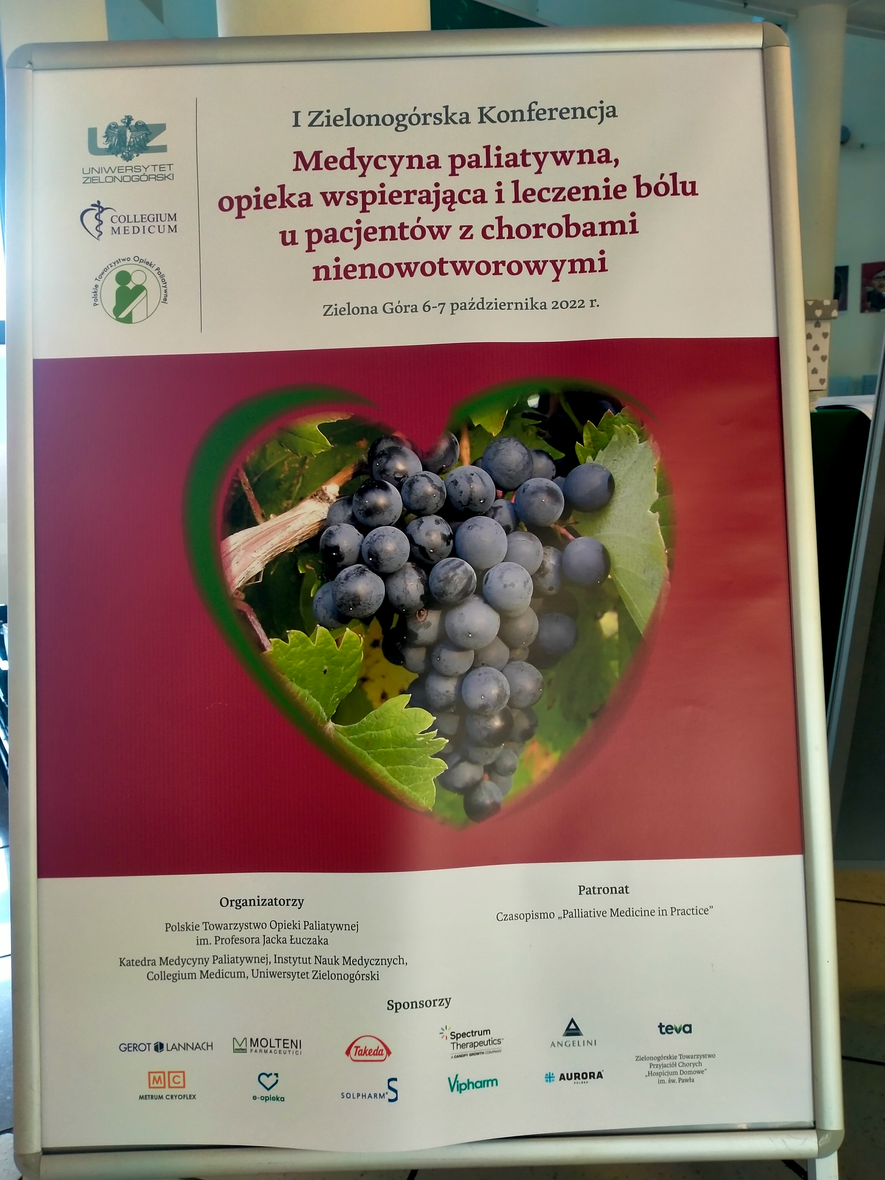 Ilustracja do informacji: I Zielonogórska Konferencja Polskiego Towarzystwa Opieki Paliatywnej